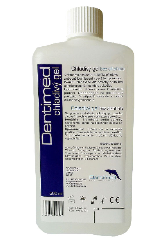 Dentimed chladivý gel bez alkoholu | Dentimedshop.cz Chladivý gel Dentimed